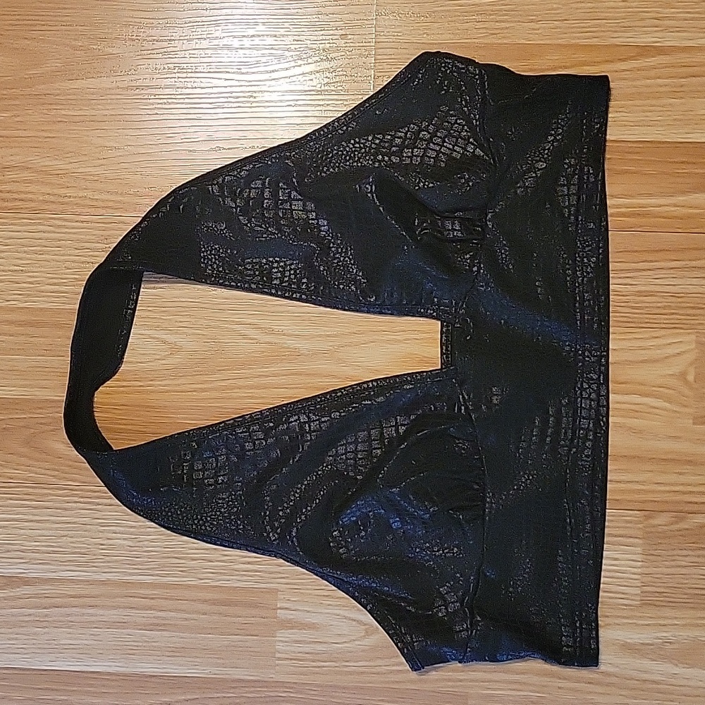 Shein black haltertop